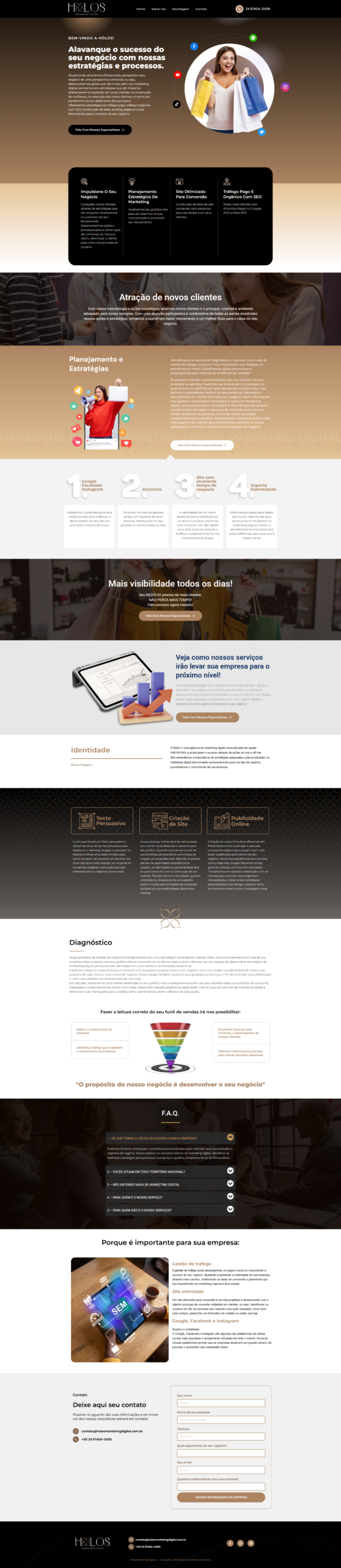 Site Holos Marketing de Digital