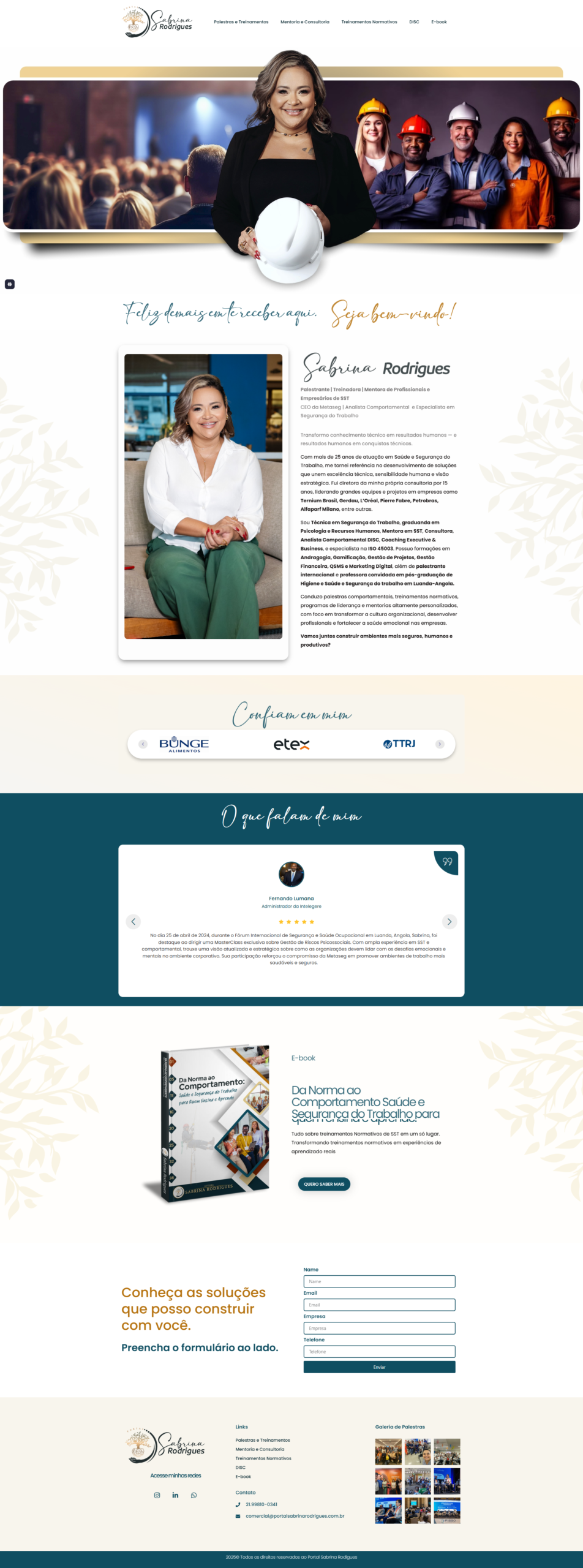 Site Portal Sabrina Rodrigues