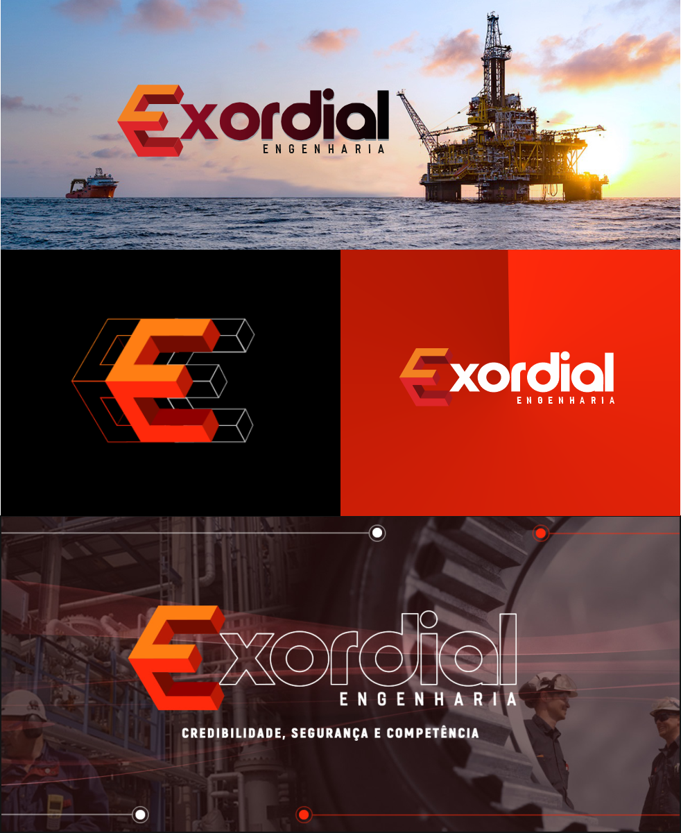 Identidade visual da Exordial Engenharia